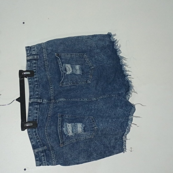 shein fringe jean shorts - Picture 2 of 3